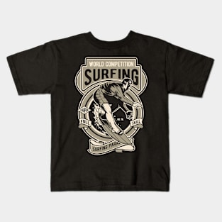 World Competition Surfing Kids T-Shirt